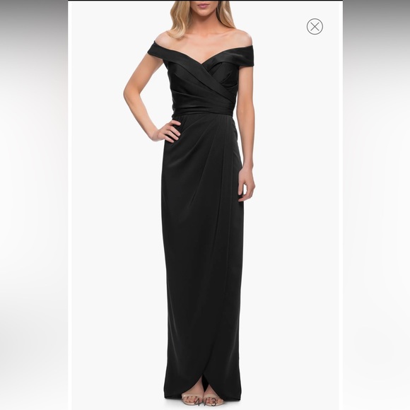 La Femme Dresses & Skirts - NWOT La Femme black evening gown